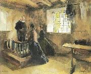 Harriet Backer Inngangskoner oil painting artist